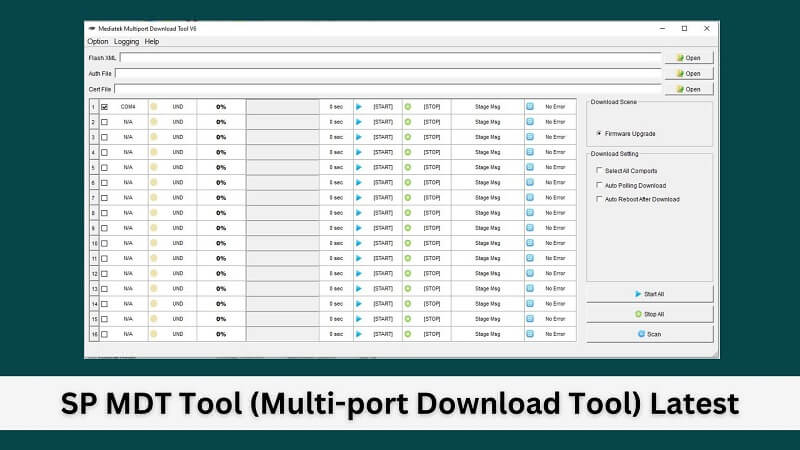 SP MDT Tool (Multi-port Download Tool) Latest