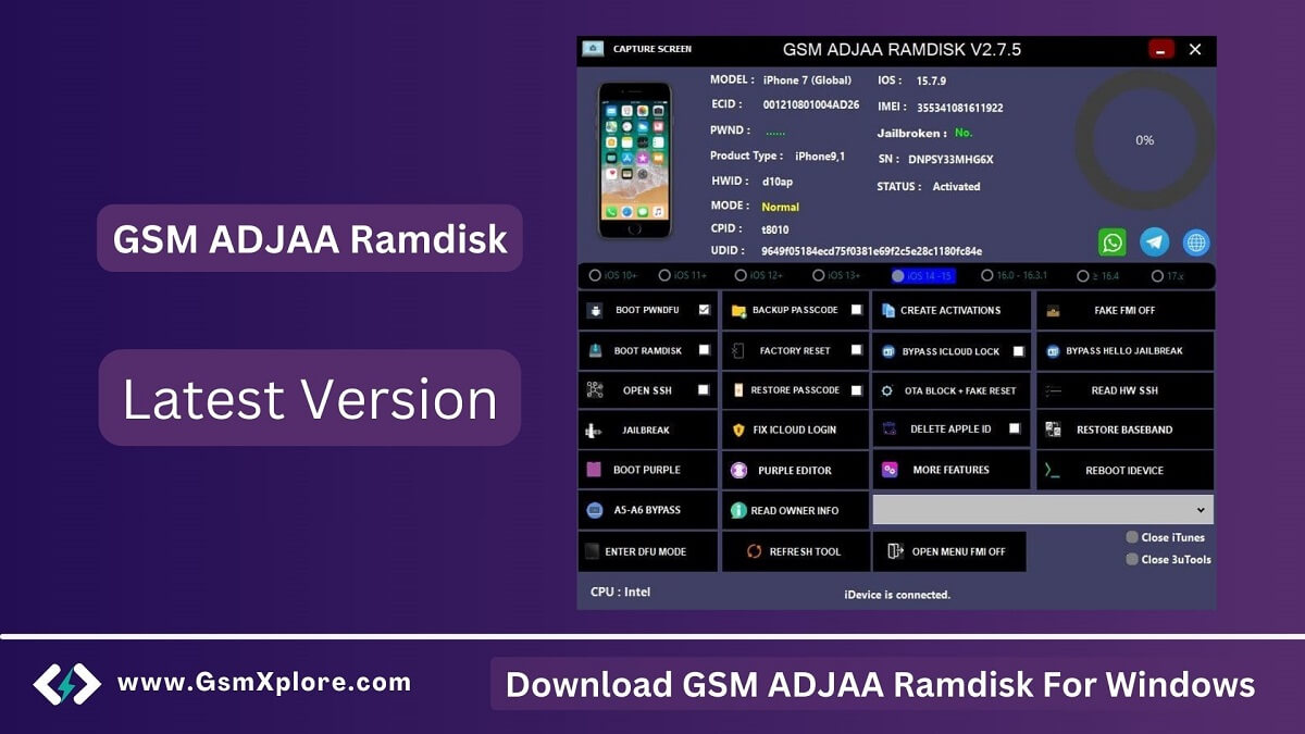GSM ADJAA Ramdisk Tool Latest