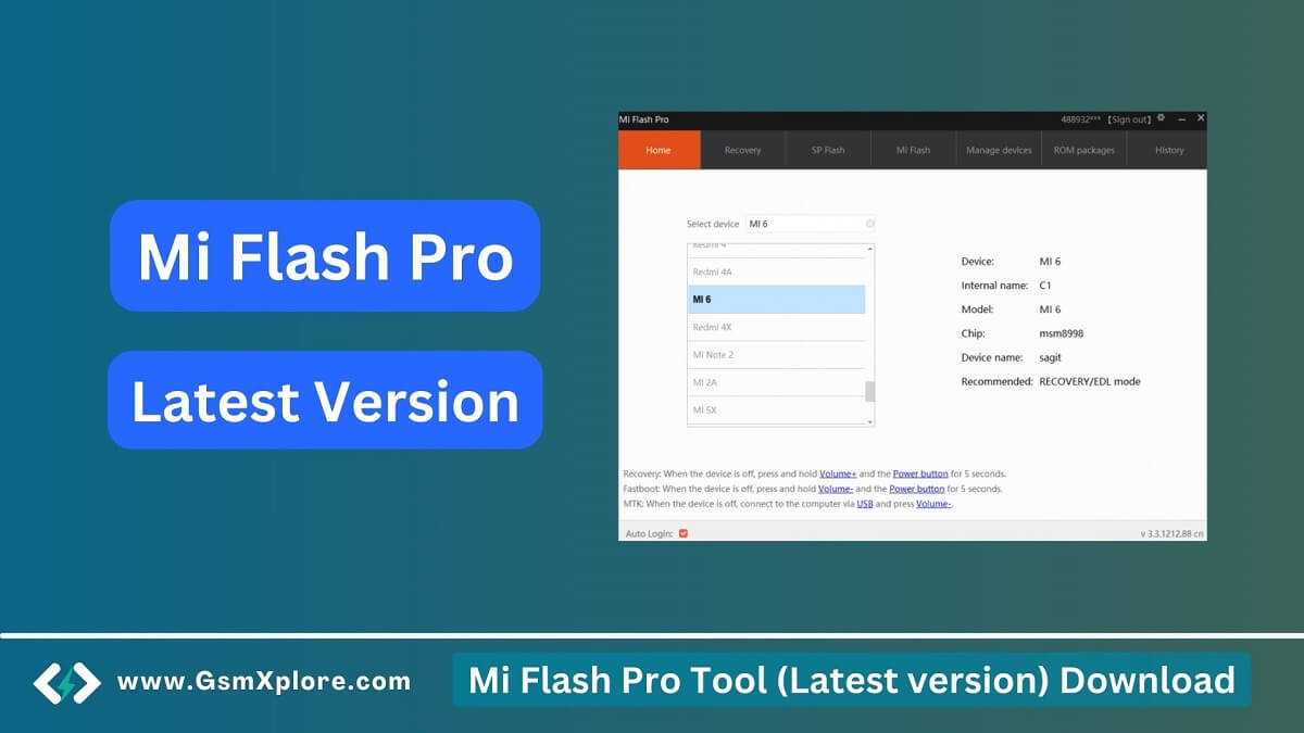 Mi Flash Pro Latest version