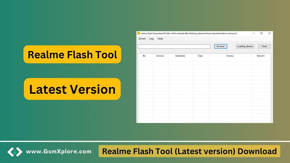 Realme Flash Tool Latest