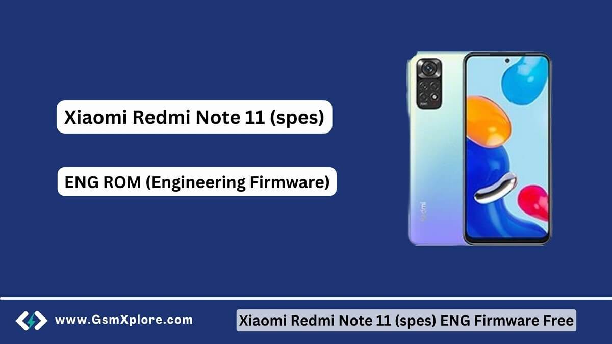 Xiaomi Redmi Note 11 (spes) ENG Firmware Free