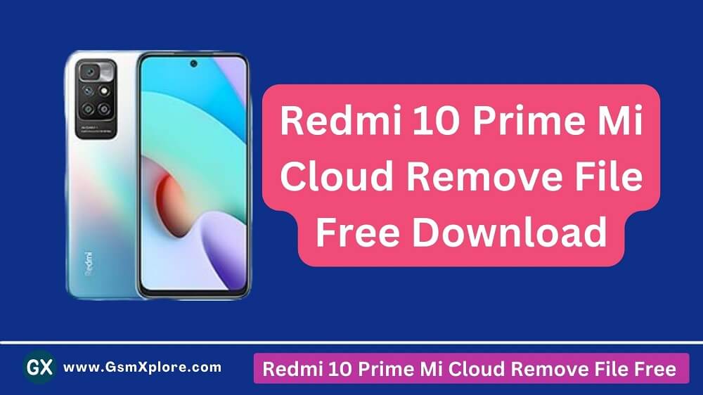 Redmi 10 Prime Mi Cloud Remove File
